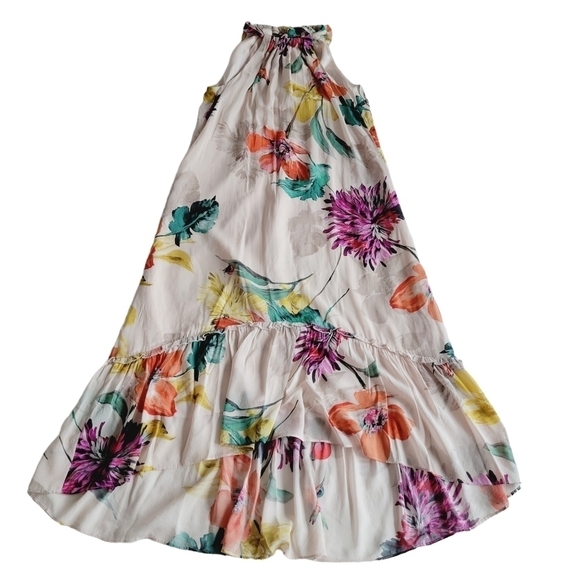 Trina Turk Rosales Floral Silk Midi Dress - Picture 2 of 9